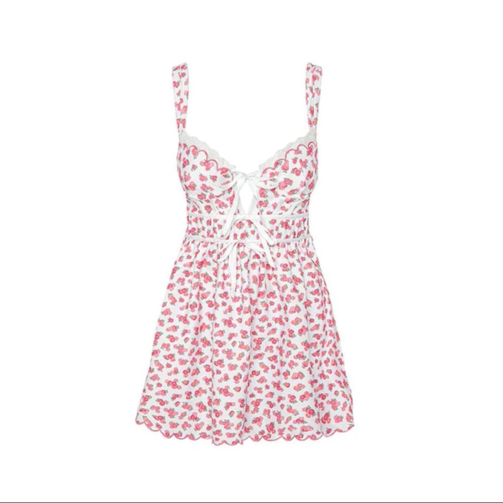 For Love and Lemons Baby Blooms Mini Dress